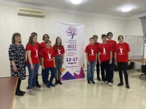 Фотографирование делегаций VI Кавказской математической олимпиады